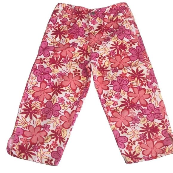 🌸Girls Floral Capris🌸  - Picture 1 of 6